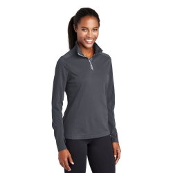Ladies Textured 1/4-Zip Pullover 