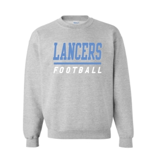 Lancers Football Grey Crewneck 