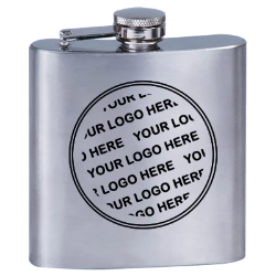 Laserable Flask - 6 Oz 