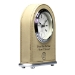Laserable Leatherette Arch Desk Clock - AAA - Laserable Leatherette Arch Desk Clock
