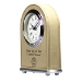 Laserable Leatherette Arch Desk Clock - AAA - Laserable Leatherette Arch Desk Clock