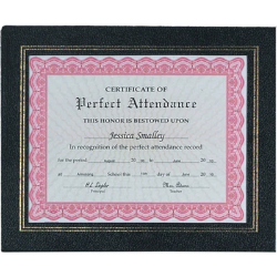 Leatherette Certificate Holder 