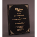 Leatherette Plaque - Black - AAA - Leatherette Plaque - Black