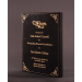 Leatherette Plaque - Black - AAA - Leatherette Plaque - Black