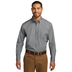 Long Sleeve Carefree Poplin Shirt 