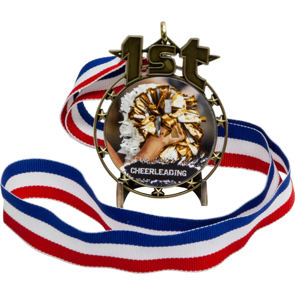 Medallion Display Stand - Brushed Silver Or Gold 