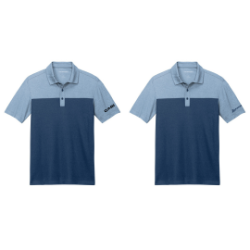 Mens Color Block Polo 