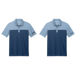 Mens Color Block Polo 