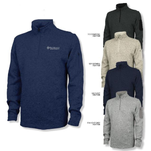 Mens Heathered Fleece Pullover 