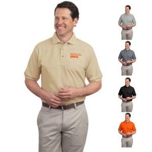 Mens Silk Touch Short Sleeve Polo 