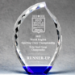 Multi-Faceted Crystal Flame With Blue Base - AAA - Multi-Faceted Crystal Flame With Blue Base