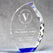 Multi-Faceted Crystal Flame With Blue Base - AAA - Multi-Faceted Crystal Flame With Blue Base