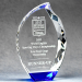 Multi-Faceted Crystal Flame With Blue Base - AAA - Multi-Faceted Crystal Flame With Blue Base