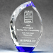 Multi-Faceted Crystal Flame With Blue Base - AAA - Multi-Faceted Crystal Flame With Blue Base