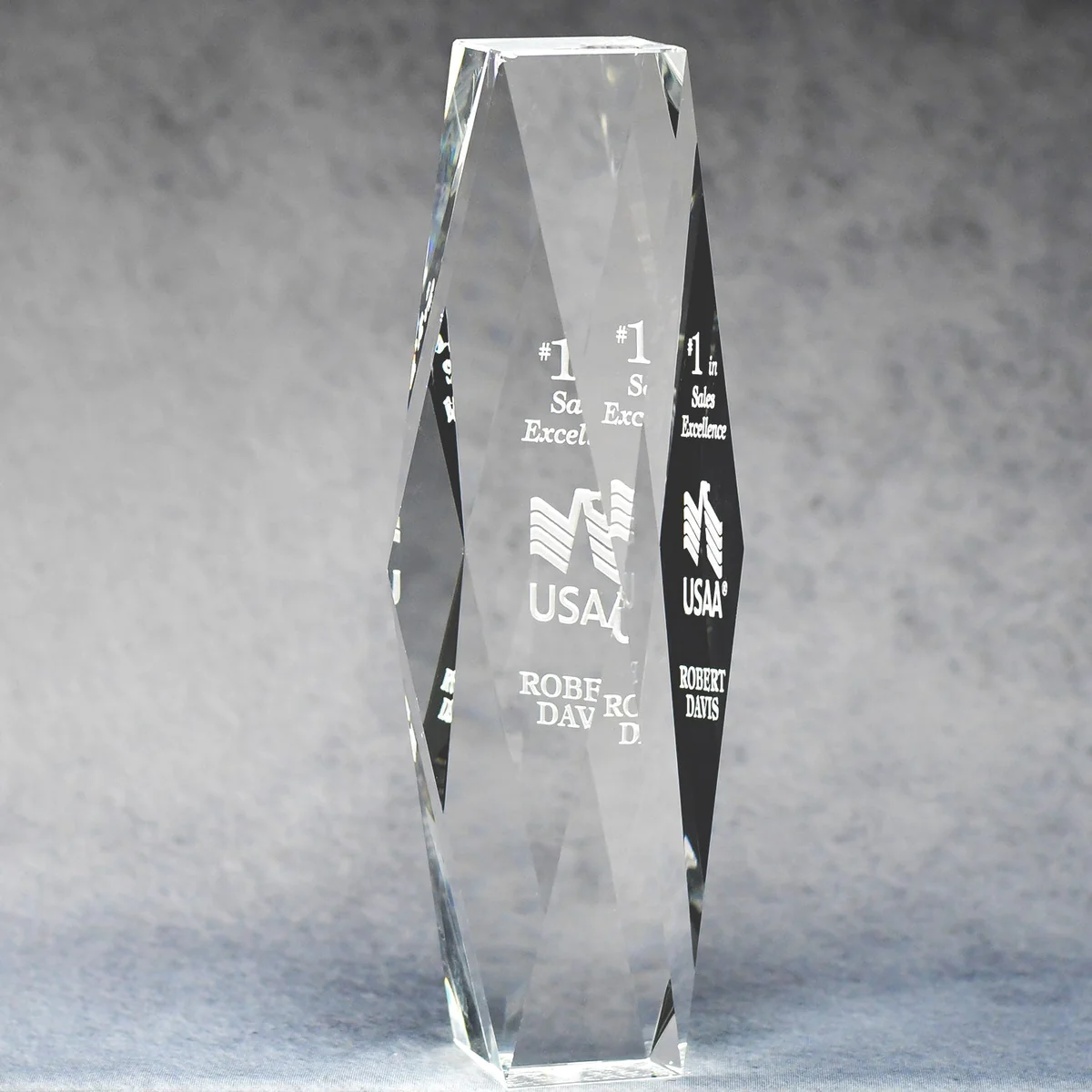 Multi-Faceted Optic Crystal Tower 