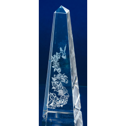 Optic Crystal Obelisk (2 Sizes) 