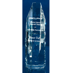 Optic Crystal Ocatagon Tower (3 Sizes) 