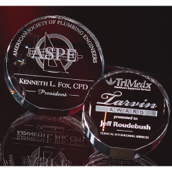 Optic Crystal Paper Weight (2 sizes) 
