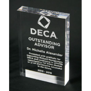 Outstanding Advisor Acrylic 