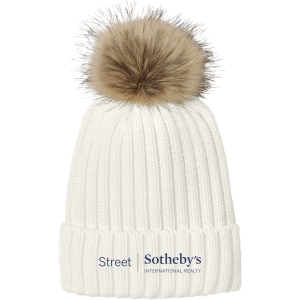 PA Faux Fur Pom Beanie 