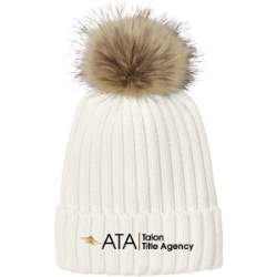 PA Faux Fur Pom Beanie 