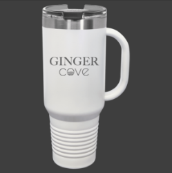 POLAR CAMEL 40 OZ TRAVEL MUG WITH HANDLE AND STRAW WHITE 