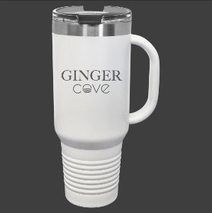 POLAR CAMEL 40 OZ TRAVEL MUG WITH HANDLE AND STRAW WHITE 