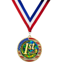 Patriotic Insert Medals 