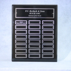 Perpetual Ebony Piano Finish Plaque 