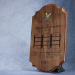 Perpetual Walnut Plaque With Scalloped Edges - AAA - Perpetual Walnut Plaque With Scalloped Edges