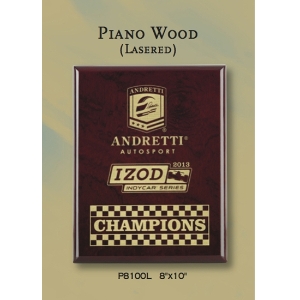 Piano Finish Rosewood Plaque - Direct Print (4 sizes) 