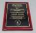 Piano Finish Rosewood Plaque with Metal Plate (4 sizes) - AWA- MP-VPN11013 / VPN912 / VPN810 / VPN79S