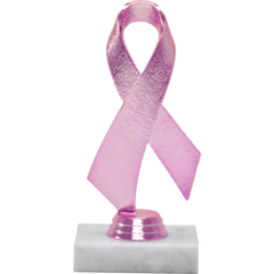Pink Awareness Ribbon Trophy 