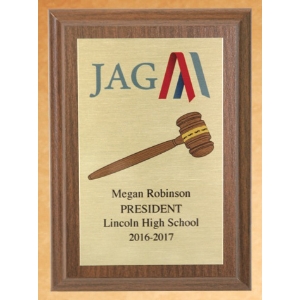 Plaque - JAG Officer Recognition 
