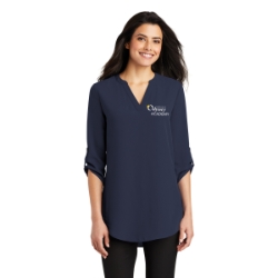 Port Authority Ladies 3/4 Sleeve Tunic Blouse  