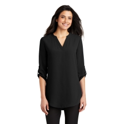 Port Authority Ladies 3/4-Sleeve Tunic Blouse 