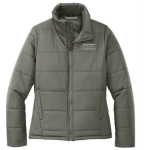 Port Authority® Ladies Puffer Jacket Grey 