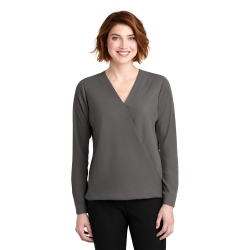 Port Authority  Ladies Wrap Blouse 