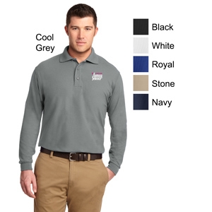 Port Authority Silk Touch Long Sleeve Polo 