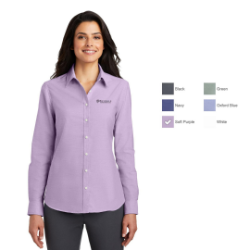 Port Authority® Womens Short Sleeve SuperPro™ Oxford Shirt 