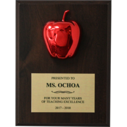 Red Apple Plaque 