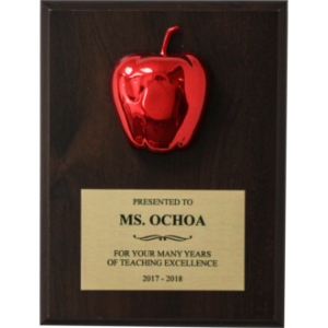 Red Apple Plaque 