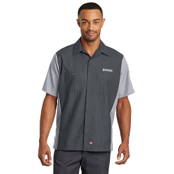 Red Kap® Short Sleeve Ripstop Crew Shirt 