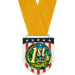 Red White & Blue Shield Medal - AAA - Red White & Blue Shield Medal