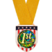 Red White & Blue Shield Medal - AAA - Red White & Blue Shield Medal