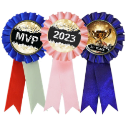 Ribbon W/ Insert Rosette 