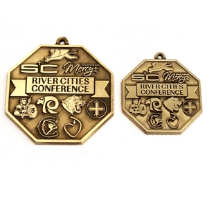 River Cities Conference 1.5" Bronze Medal 