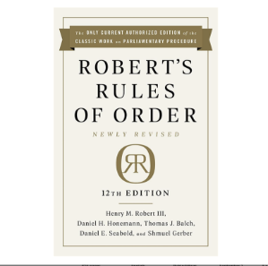 Roberts Rule of Order 