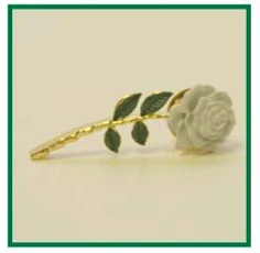 Rose Pin - 2" 