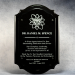Scalloped Edge Plaque With Floating Acrylic Plate - AAA - Scalloped Edge Plaque With Floating Acrylic Plate